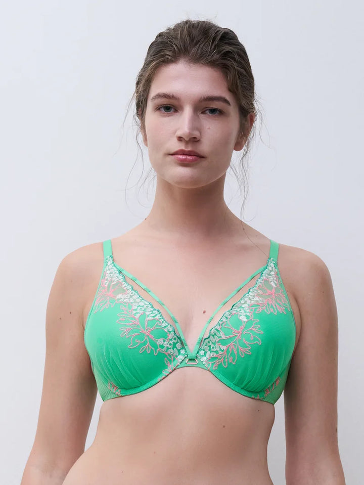 Chantelle - Spice Push Up Bra Aqua Fluo