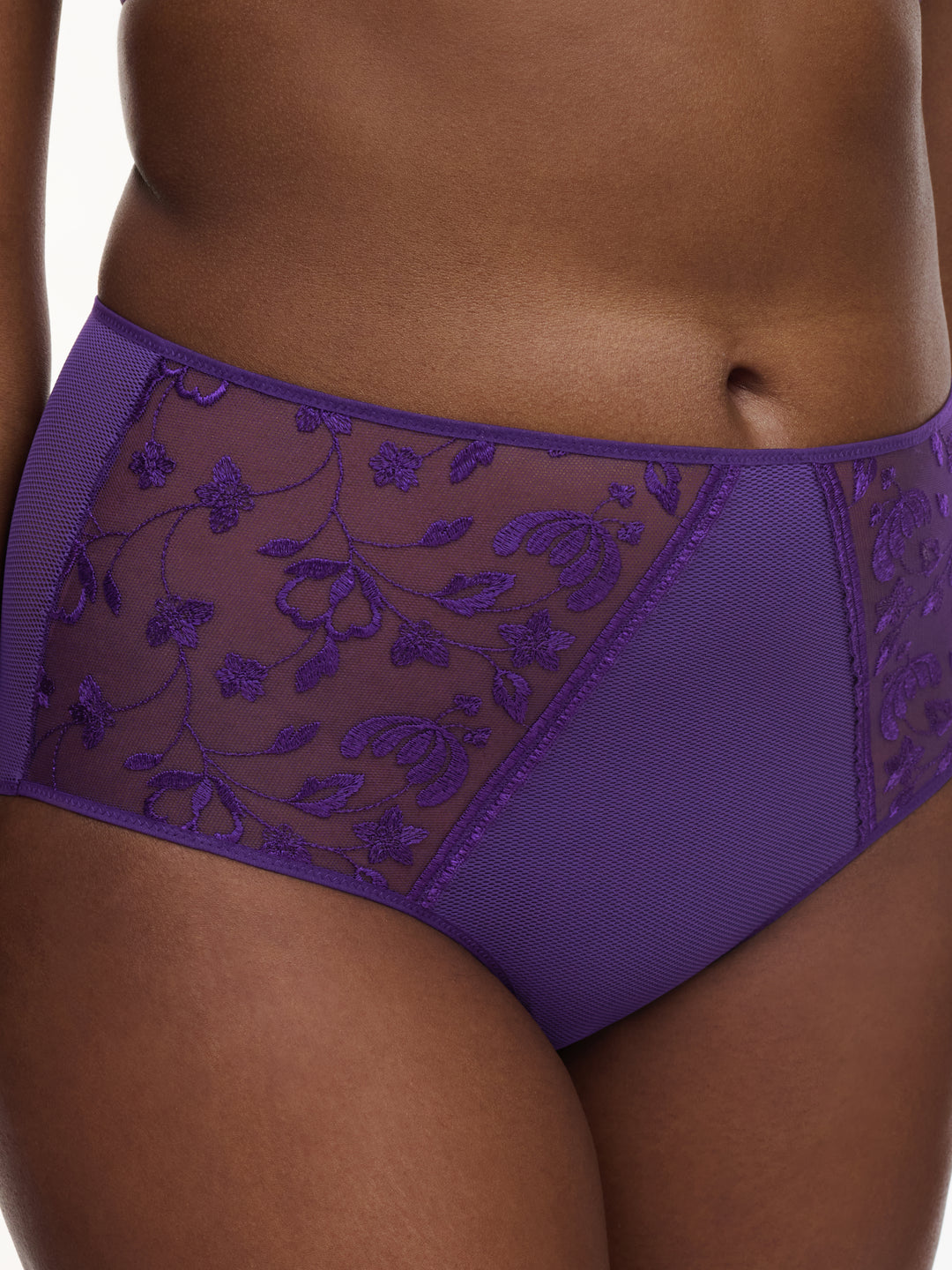 Chantelle - Philter High-Waisted Full Brief Club Purple
