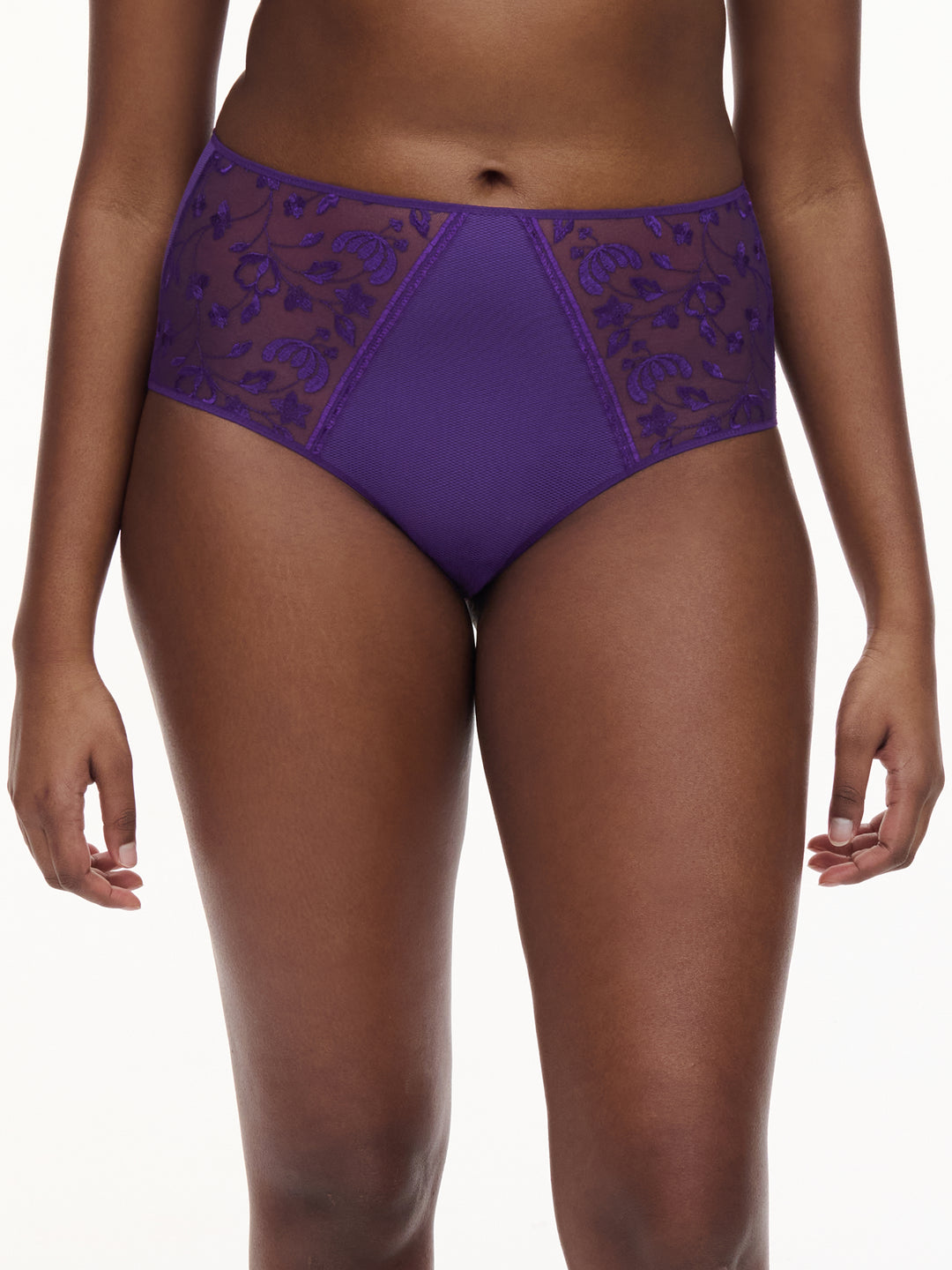 Chantelle - Philter High-Waisted Full Brief Club Purple