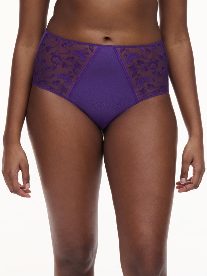 Chantelle - Philter High-Waisted Full Brief Club Purple