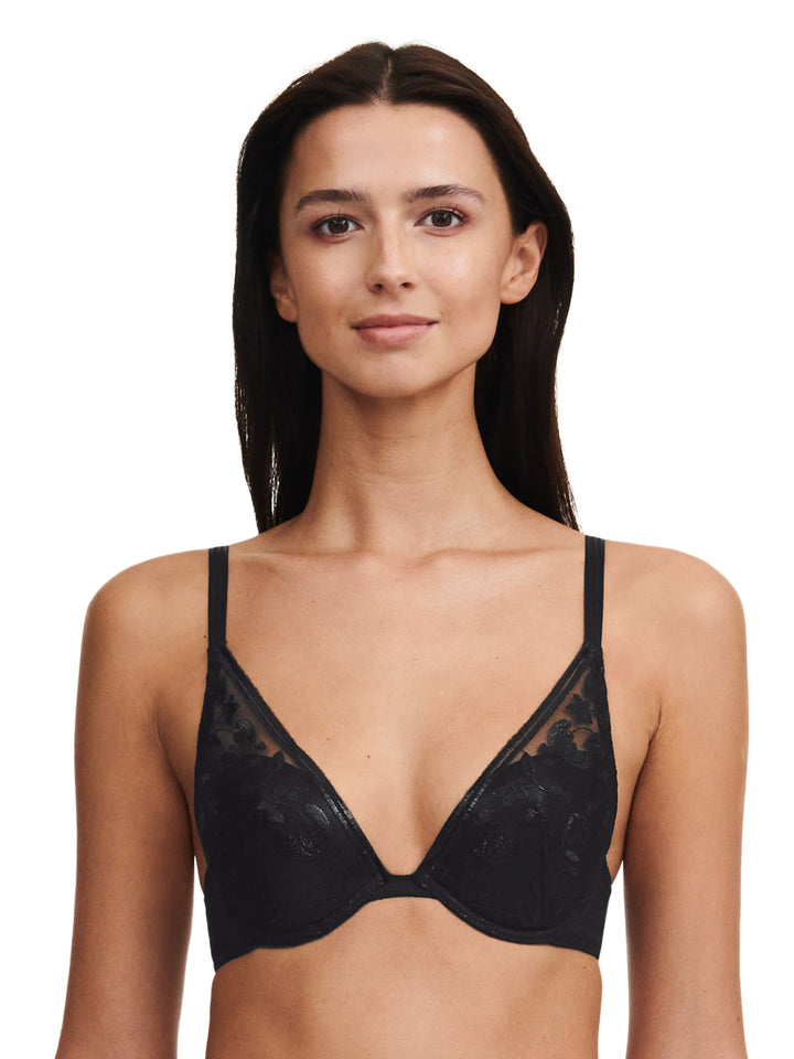 Chantelle - Philter Push Up Bra Black Vinyl