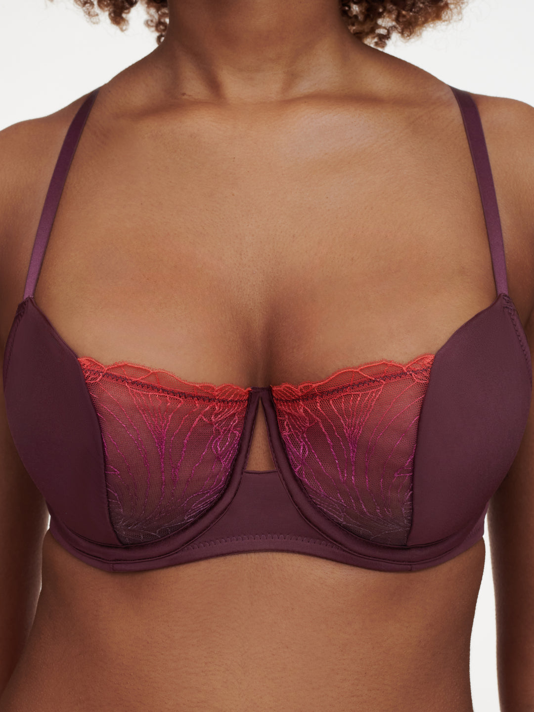 Chantelle - Tattoo Love Half-Cup Foam Bra Sunset