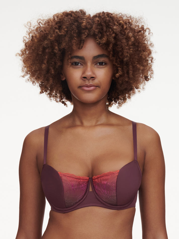Chantelle - Tattoo Love Half-Cup Foam Bra Sunset