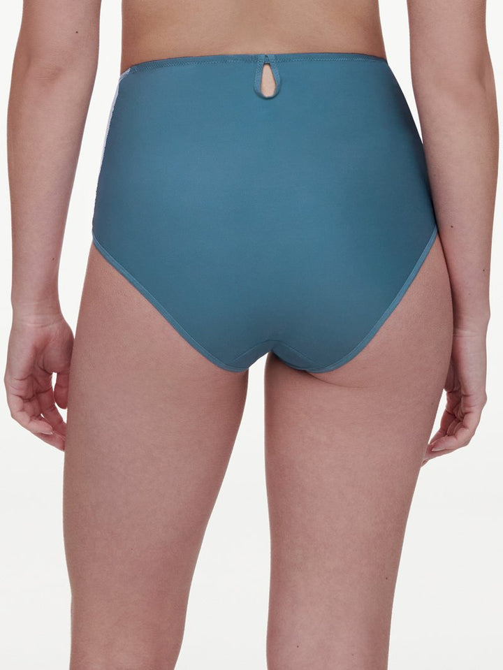 Chantelle - Crush High-Waisted Full Brief Blue Petrol Gradient