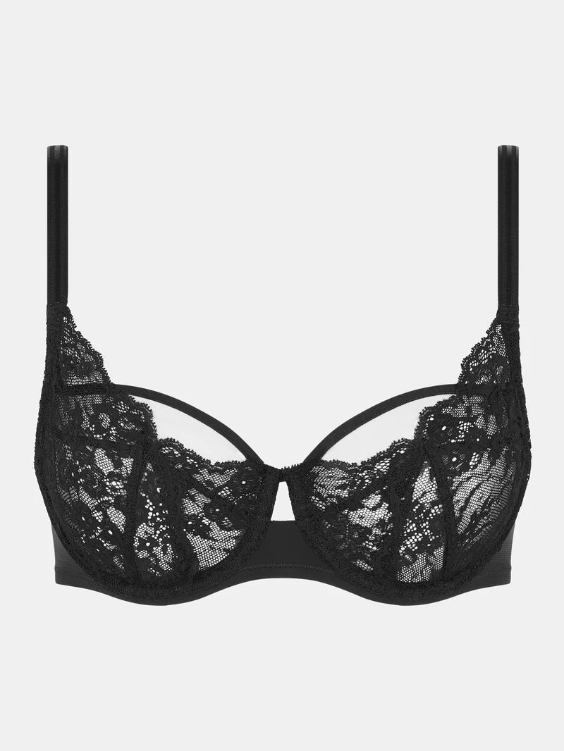 Chantelle - Crush Half-Cup Support Bra Black