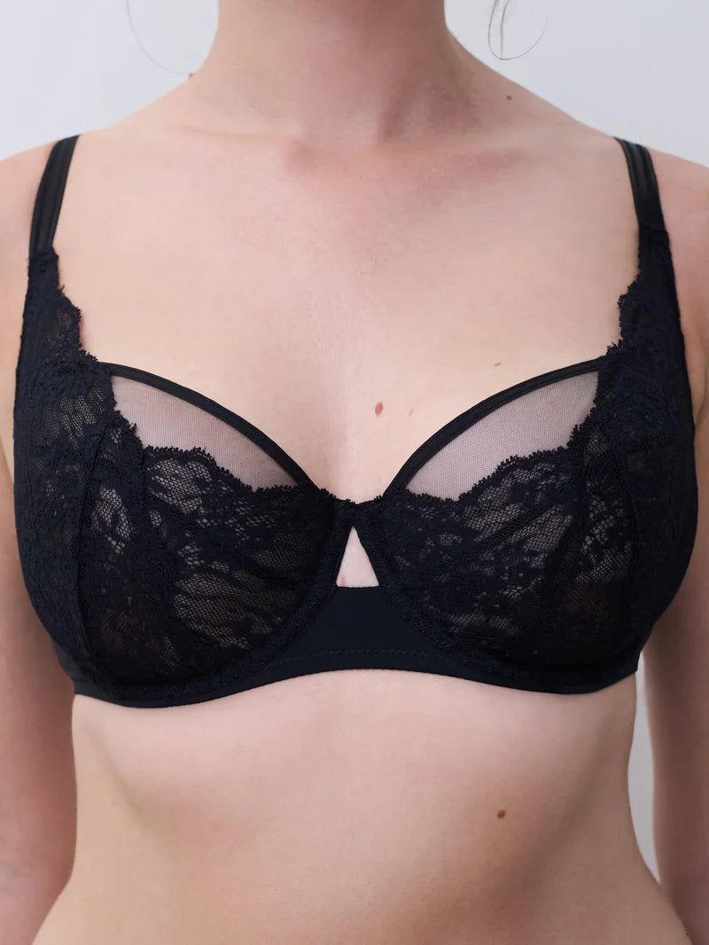 Chantelle - Crush Half-Cup Support Bra Black