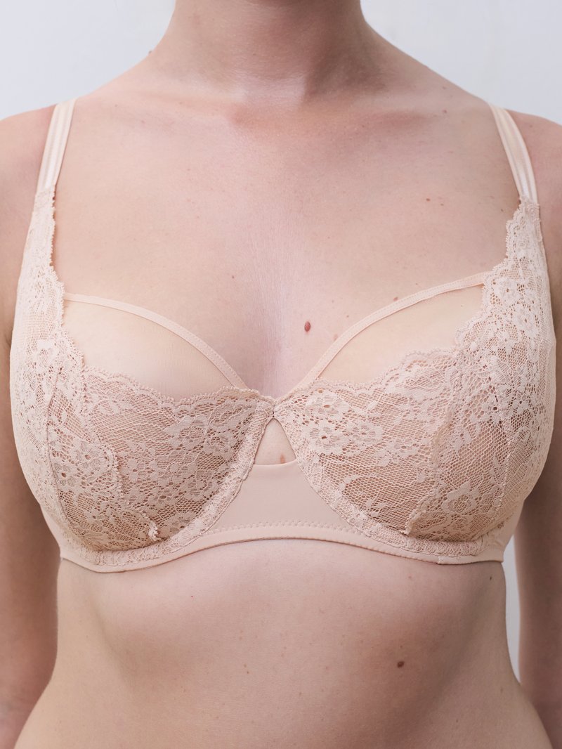 Chantelle - Crush Half-Cup Support Bra Dusky Pink
