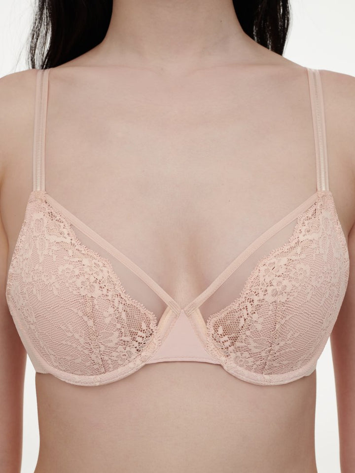Chantelle - Crush Plunge Spacer Bra Dusky Pink