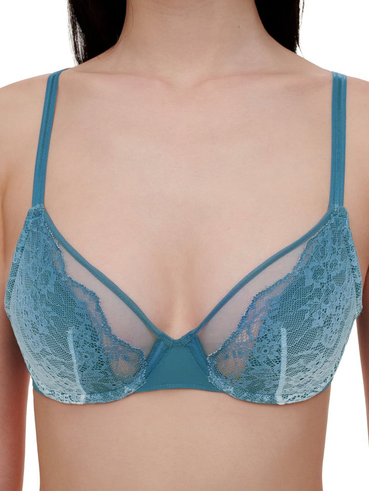 Chantelle - Crush Plunge Spacer Bra Blue Petrol Gradient