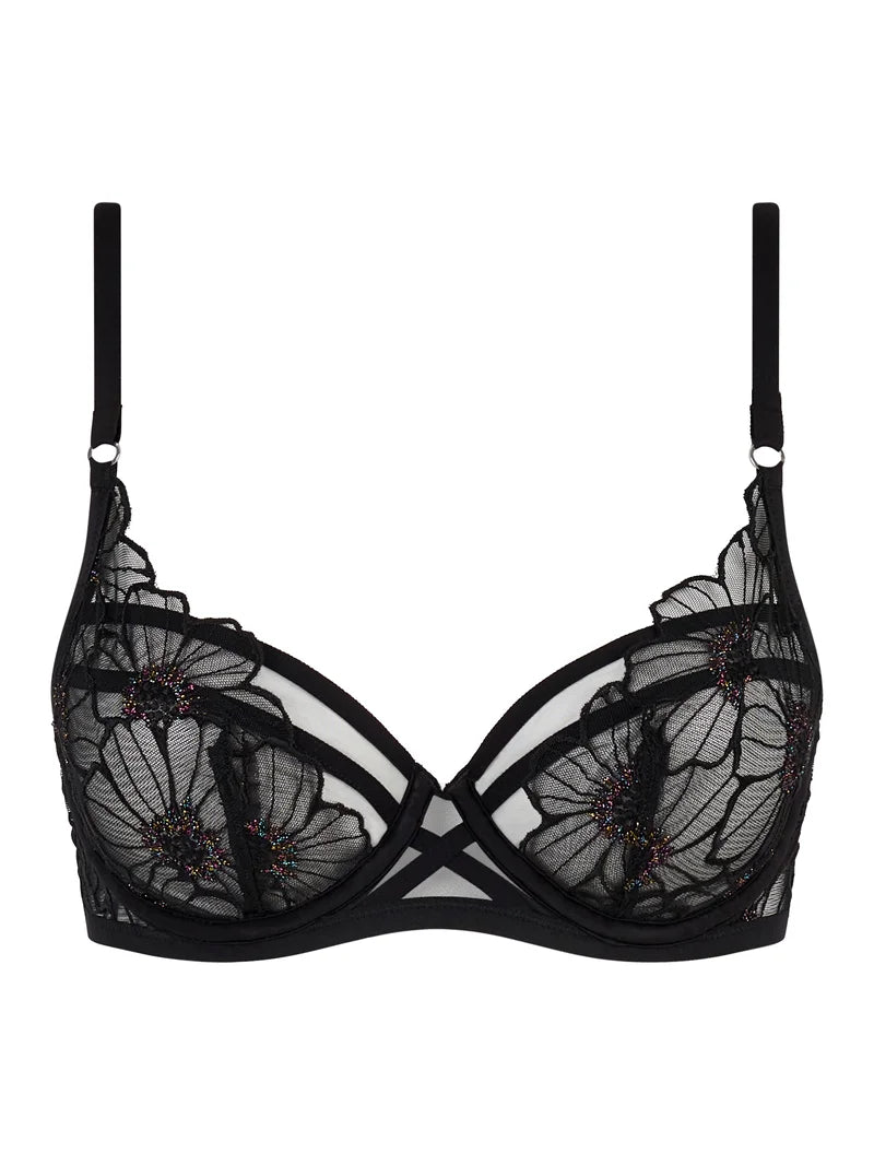 Chantelle - Lush Covering Underwired Bra Festive Black