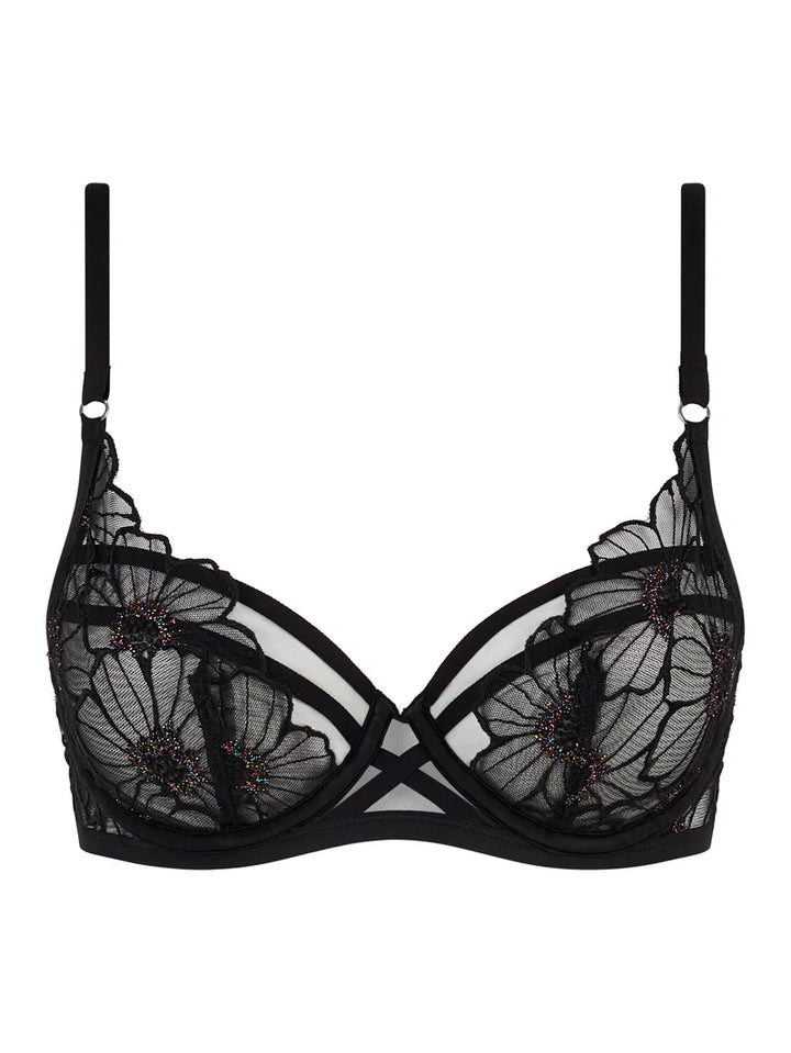 Chantelle - Lush Covering Underwired Bra Festive Black