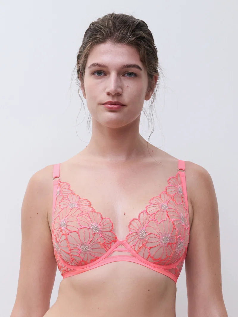 Chantelle - Lush Plunge T-Shirt Bra Bubblegum