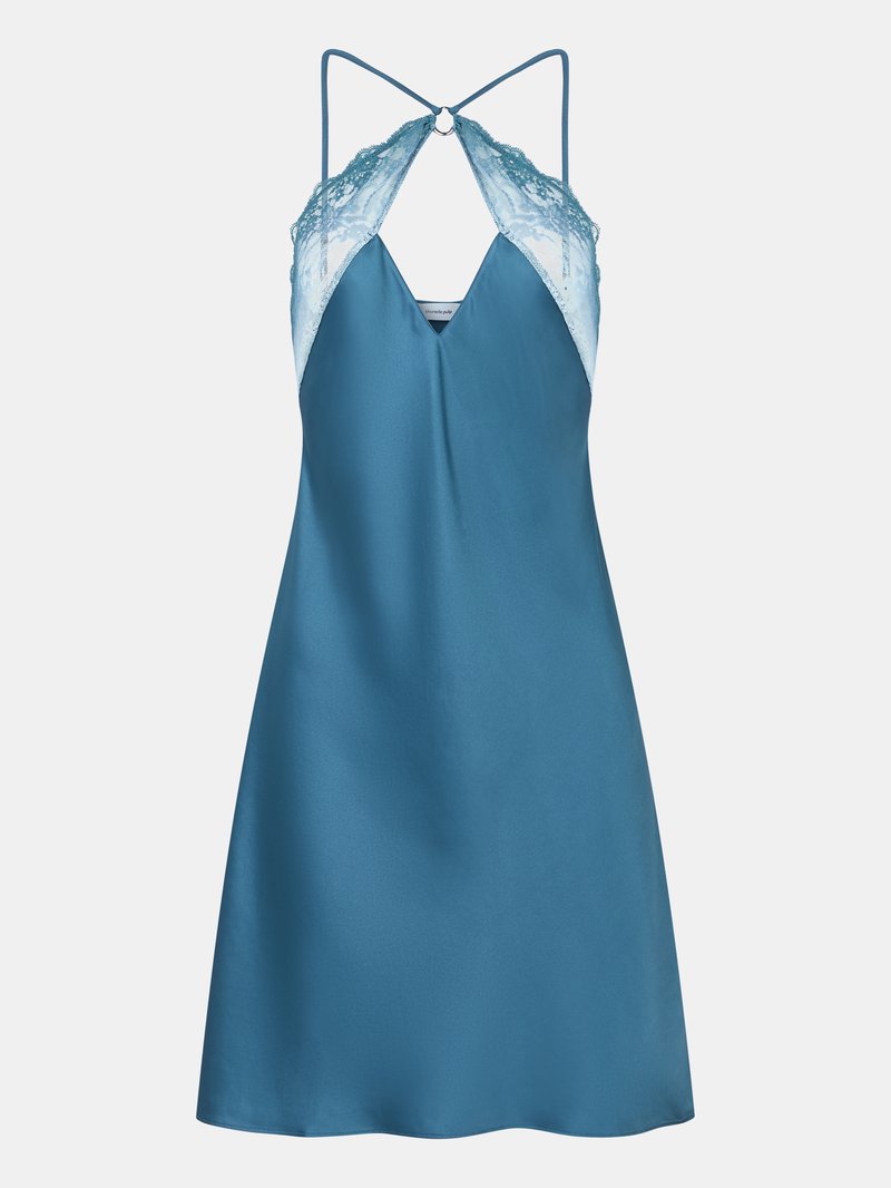 Chantelle - Crush Nightdress Blue Petrol Gradient