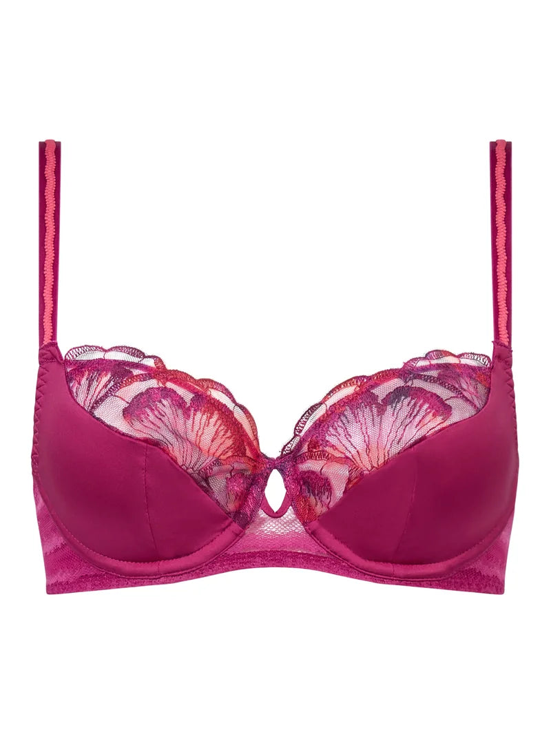Chantelle - Lily Covering Underwired Bra Dark Fushia Multico