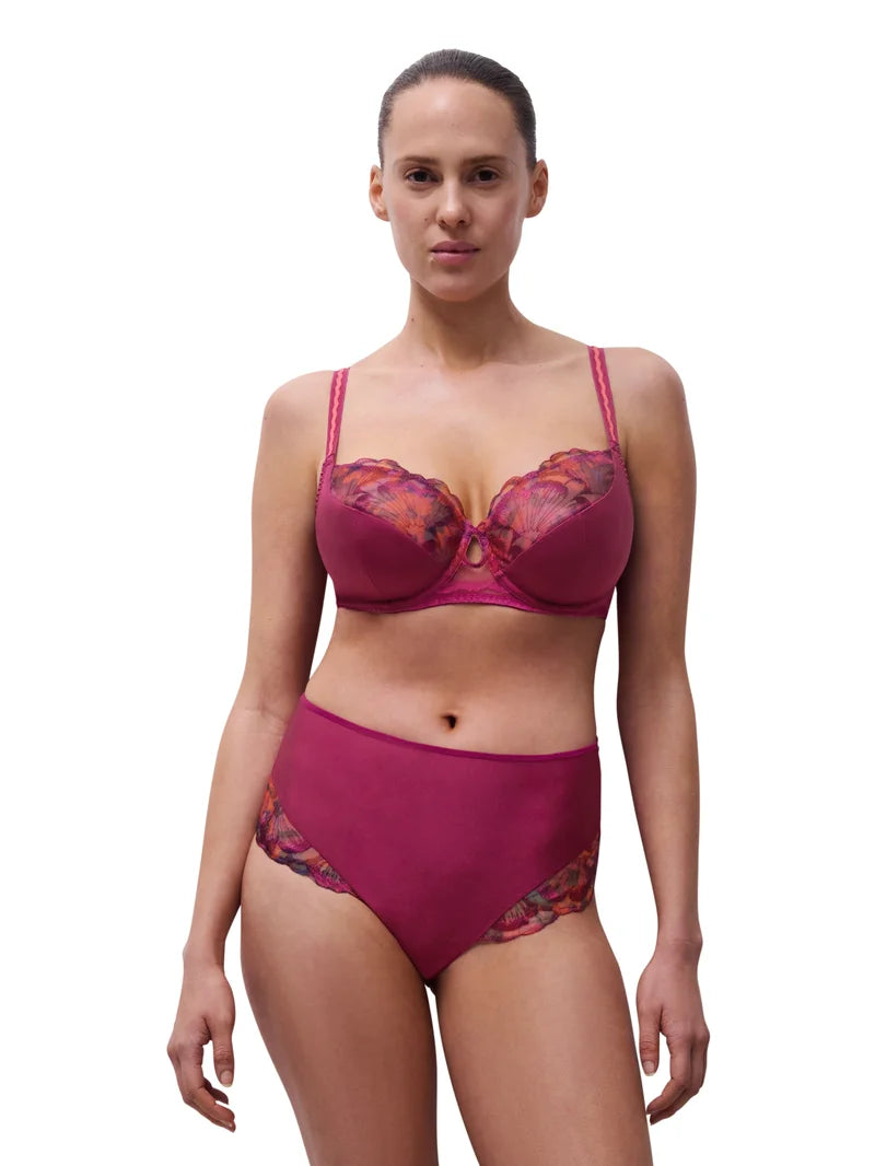 Chantelle - Lily Covering Underwired Bra Dark Fushia Multico