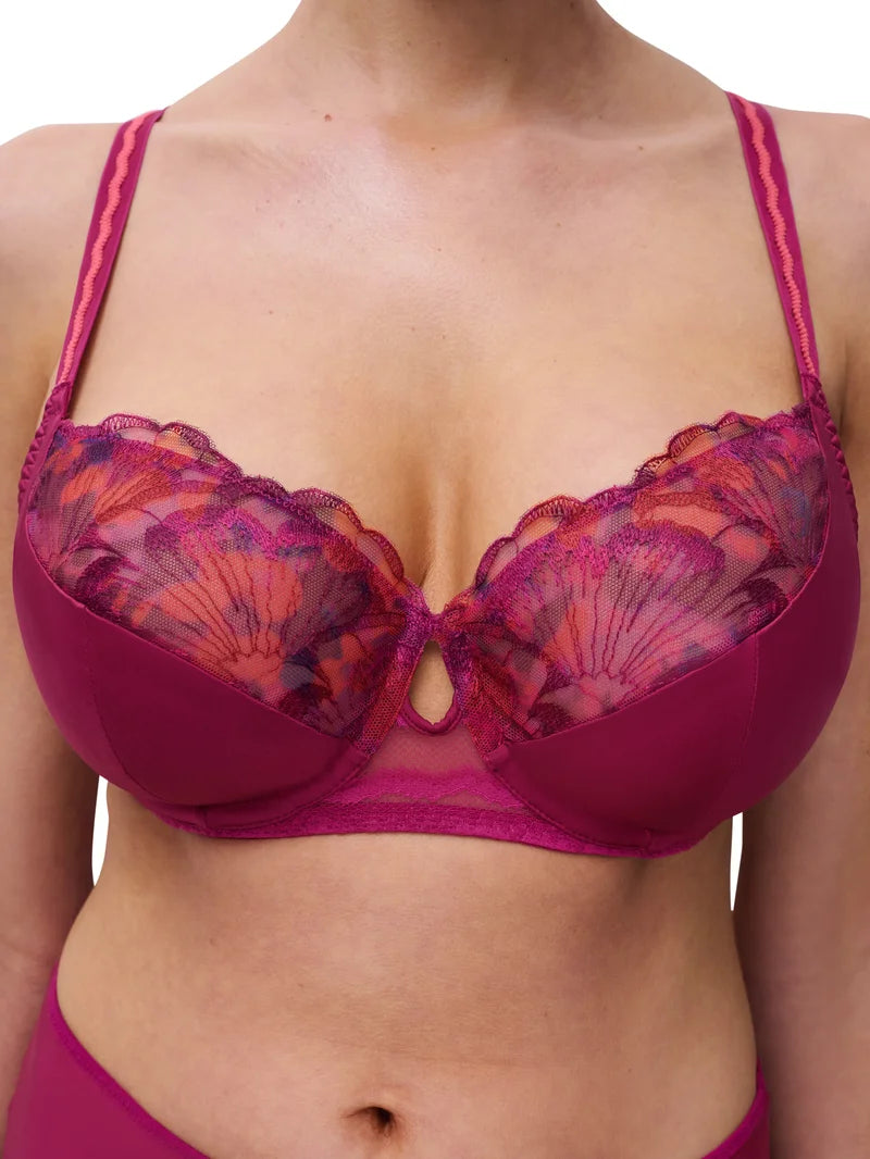 Chantelle - Lily Covering Underwired Bra Dark Fushia Multico