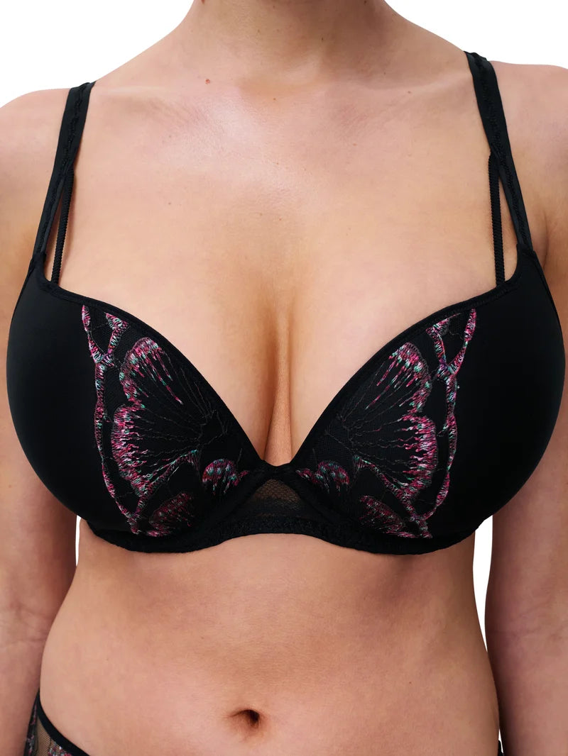 Chantelle - Lily Extra Push Up Bra Romantic Black