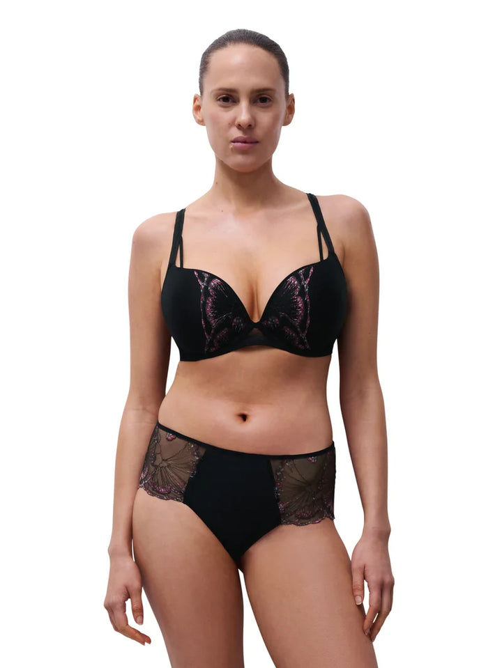 Chantelle - Lily Extra Push Up Bra Romantic Black