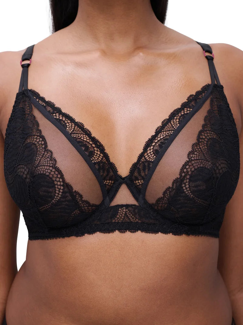 Chantelle - Amor Covering Underwired Bra Black