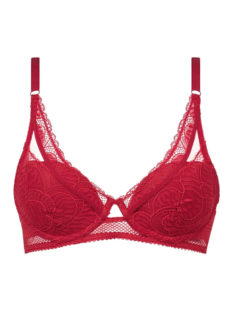 Chantelle - Amor Plunge T-Shirt Bra Scarlet