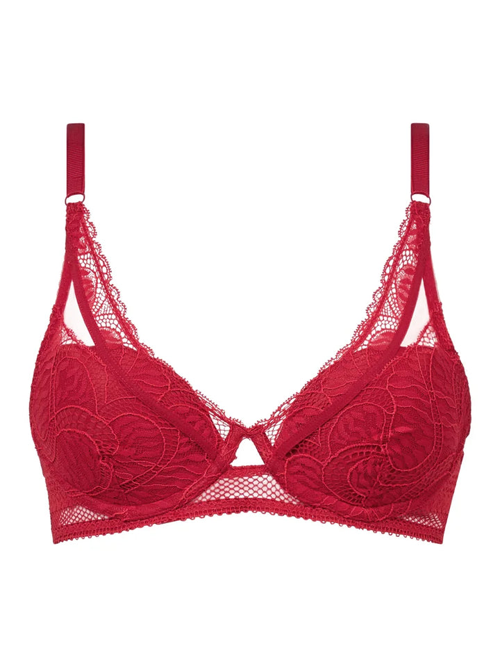 Chantelle - Amor Plunge T-Shirt Bra Scarlet