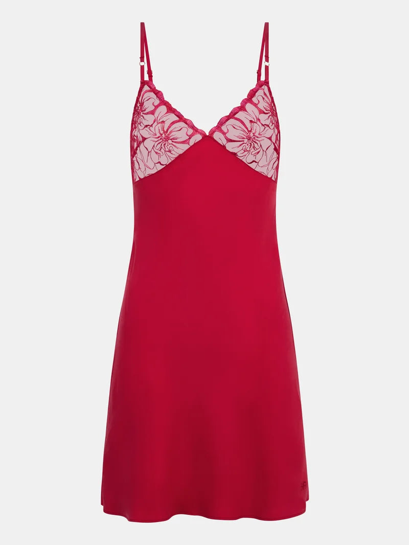 Chantelle - Fleurs Signature Nightdress Candy Apple Shades