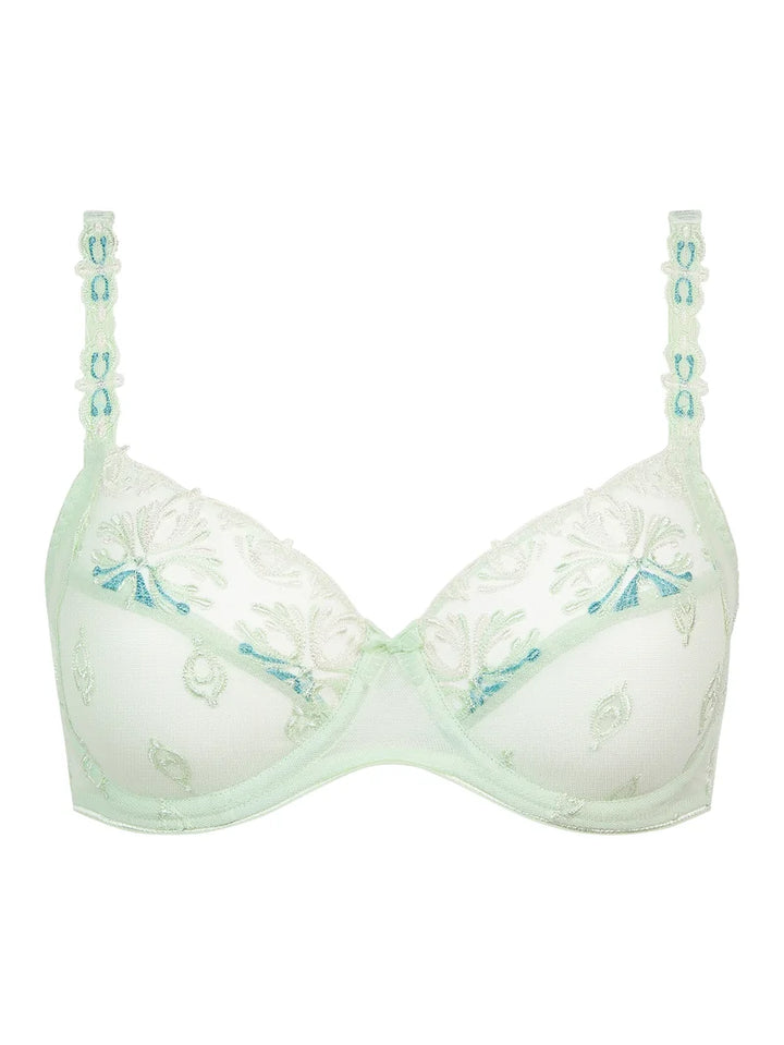 Chantelle - Champs Elysees 3-Part Bra Green Lily Multicolor