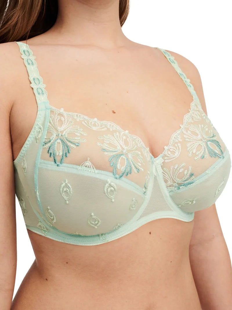 Chantelle - Champs Elysees 3-Part Bra Green Lily Multicolor