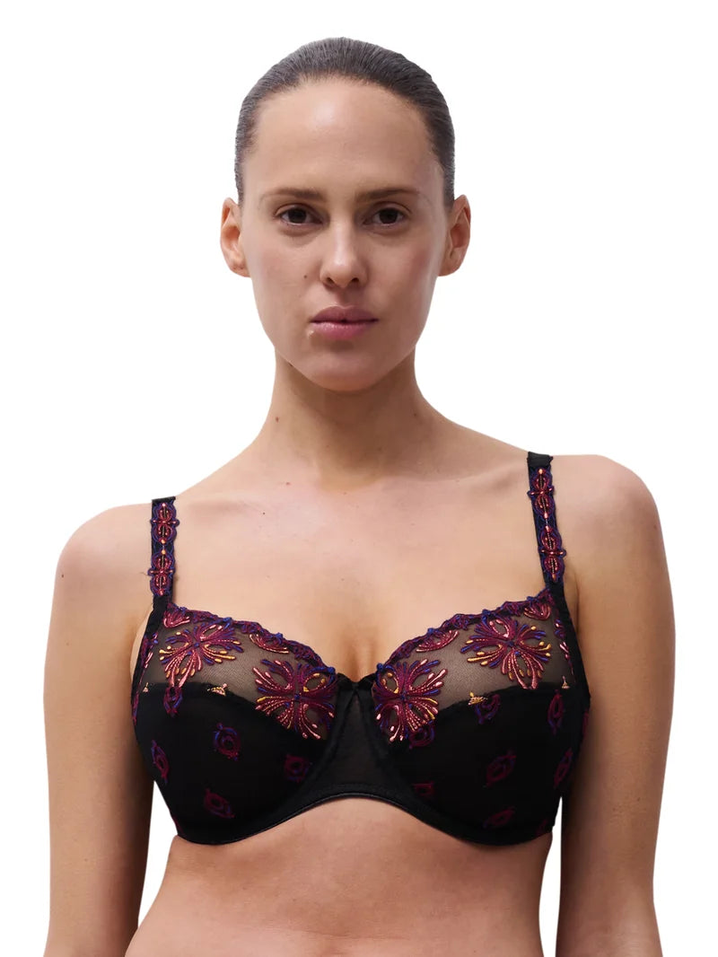 Chantelle - Champs Elysees 3-Part Bra Black Jewels