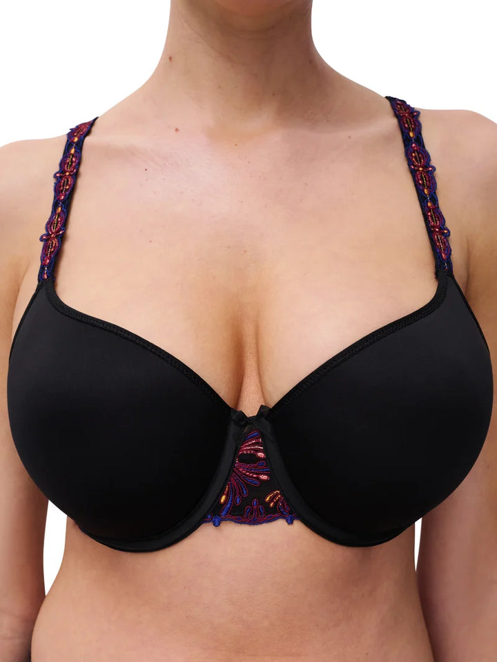 Chantelle - Champs Elysees Memory Foam T-Shirt Bra Black Jewels