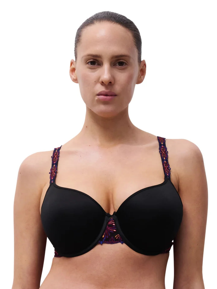 Chantelle - Champs Elysees Memory Foam T-Shirt Bra Black Jewels