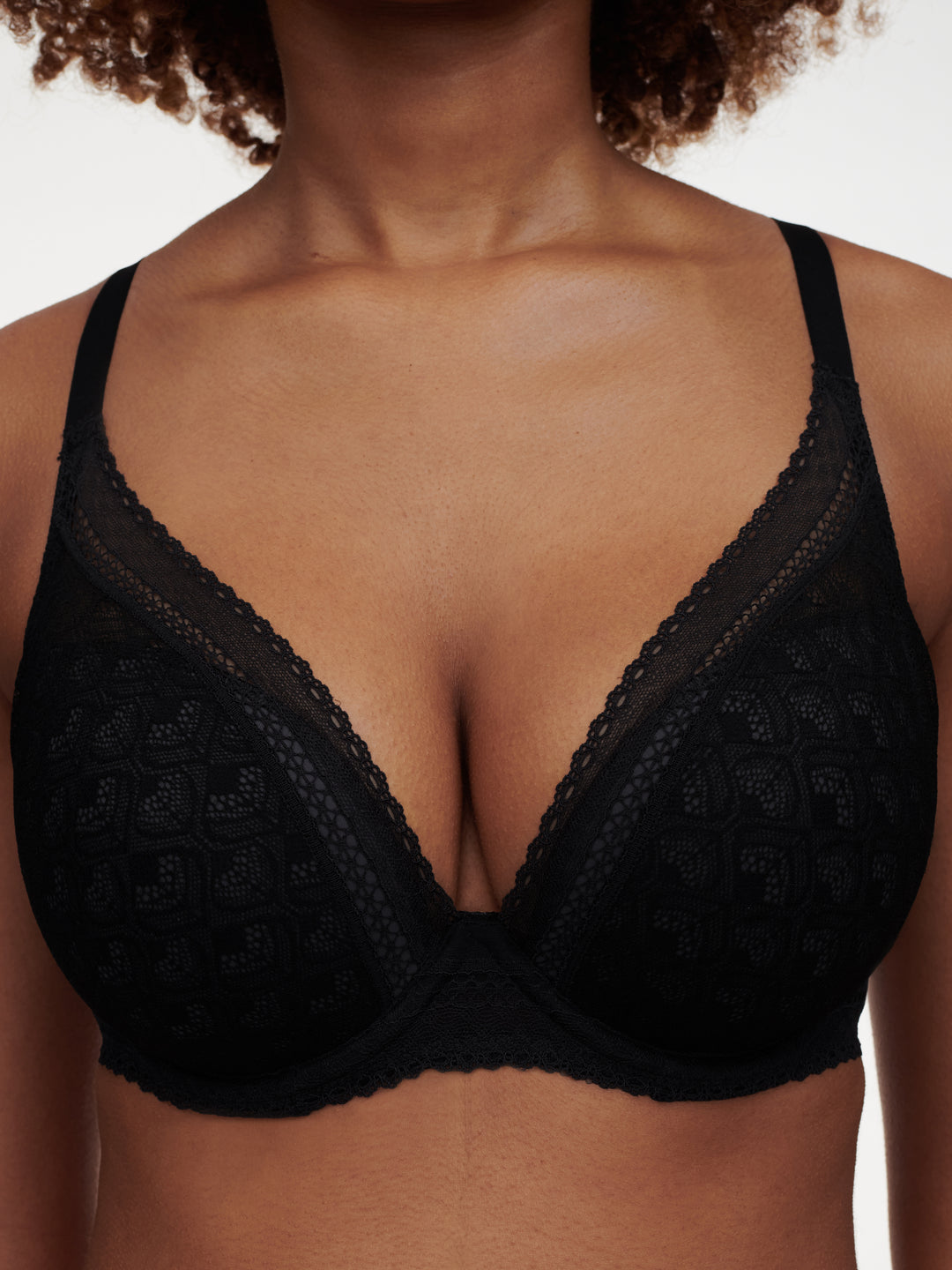 Chantelle - Ace Plunge T-Shirt Bra Black