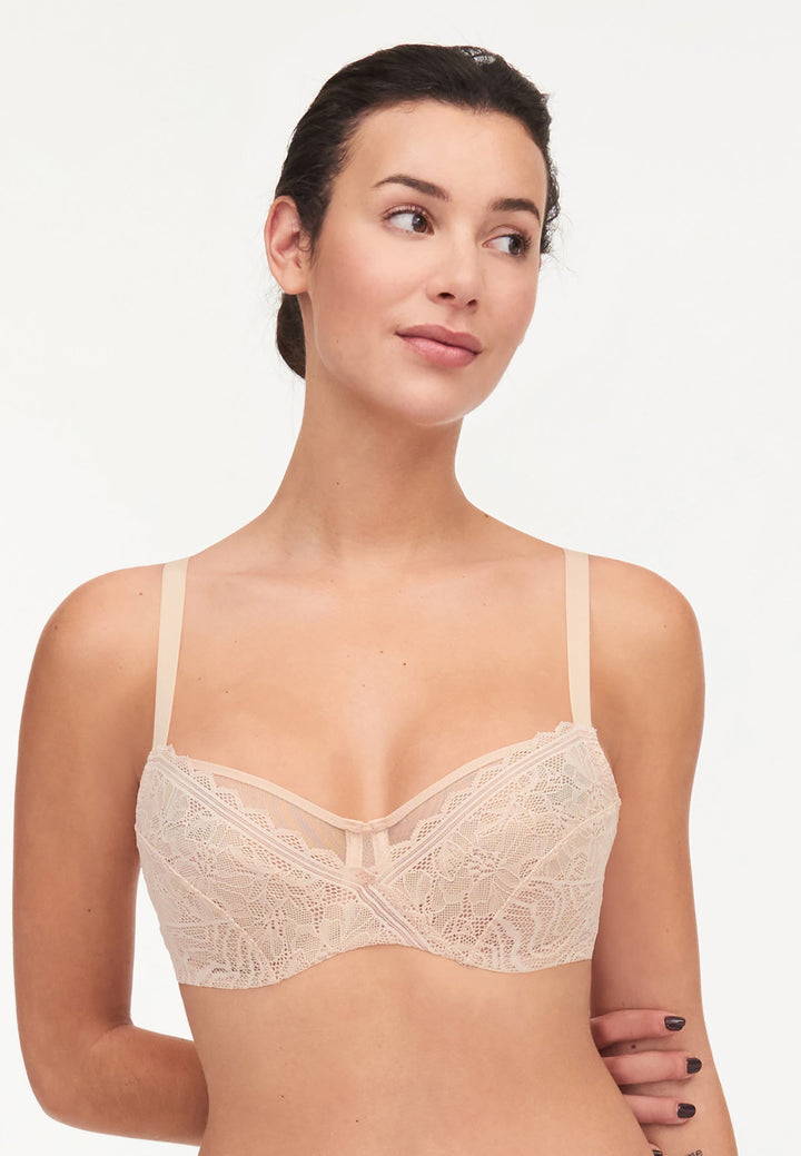 Chantelle Floral Touch Full Cup Bra - Golden Beige Full Cup Bra Chantelle