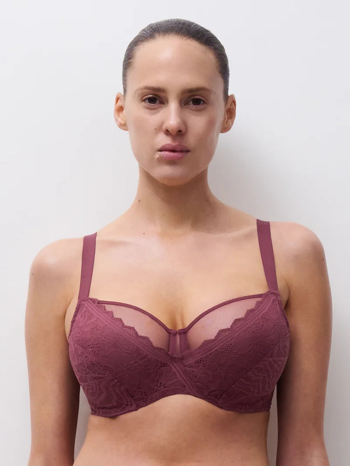 Chantelle - Floral Touch Very Covering Underwired Bra Sienna