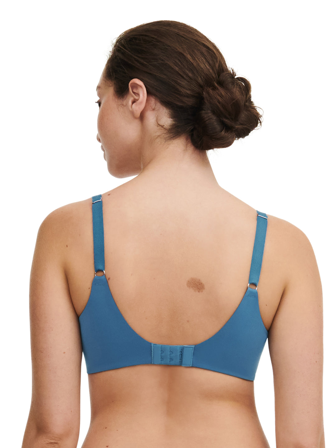 Chantelle Easyfeel - Floral Touch Covering Memory Bra Jeans Blue