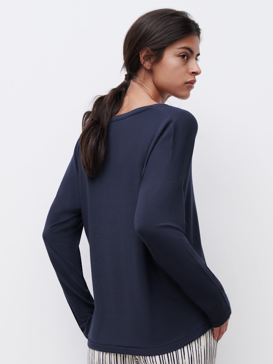 Femilet - Yara Long Sleeved T-Shirt Deep Blue