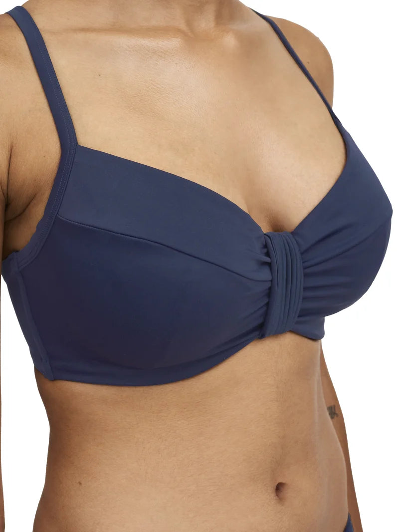 Femilet Swimwear - Arizona Covering Underwired Bra Black Iris
