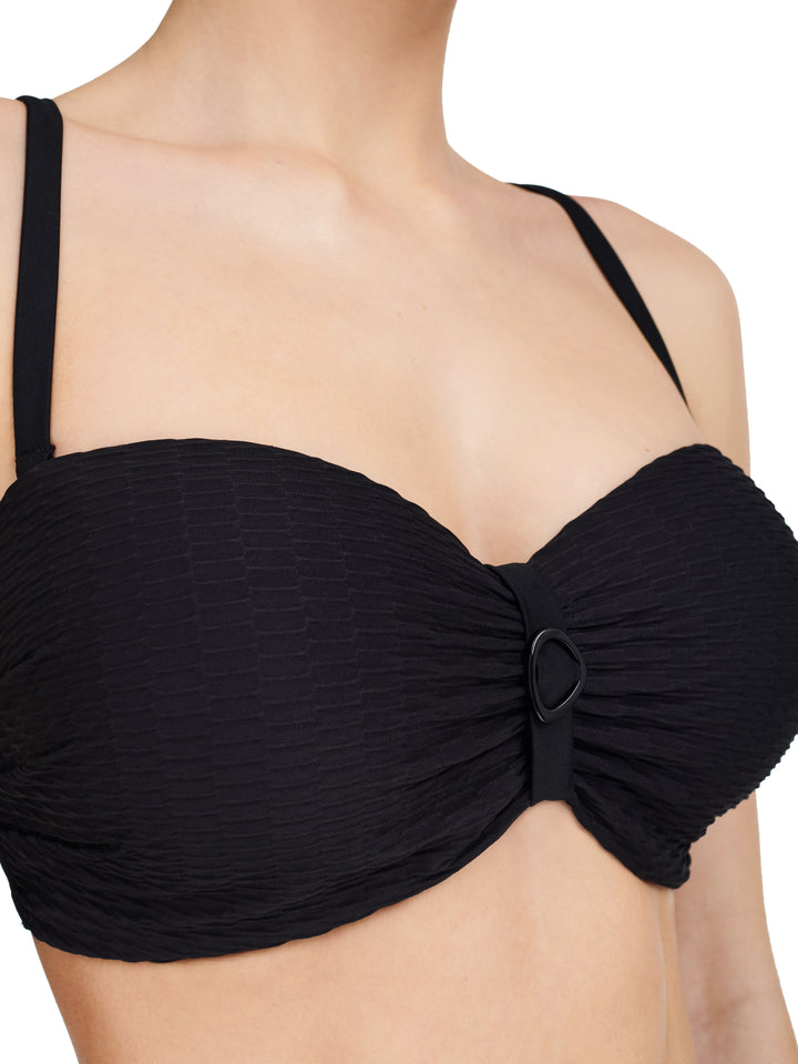 Femilet Swimwear - Bonaire Bandeau T-Shirt Bra Black