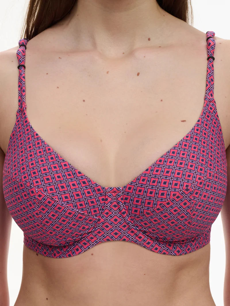 Femilet Swimwear - Tidra Covering Underwired Bra Tie Print