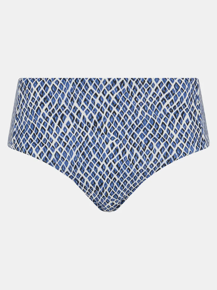 Femilet Swimwear - Tidra Full Brief Blue Reptile