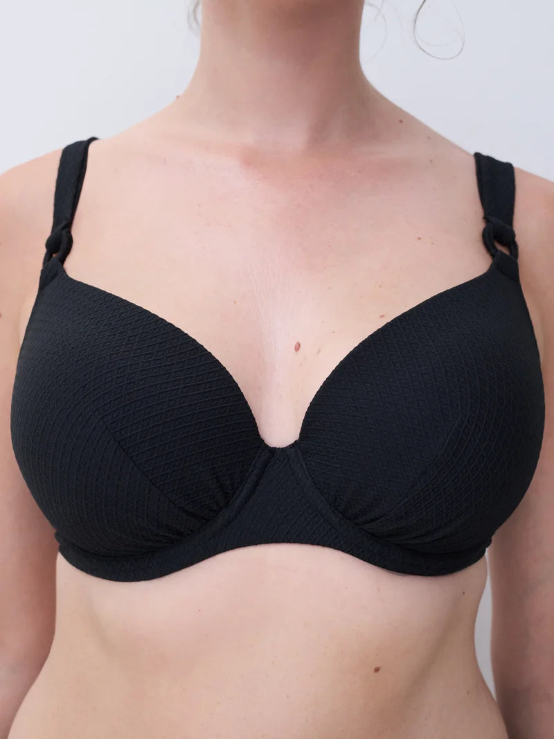 Femilet Swimwear - Navarino T-Shirt Bra Black