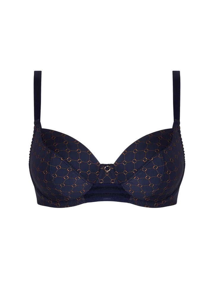 Antigel by Lise Charmel - Bijou Du Jour 3/4 Cup Balconette Marine Bijou