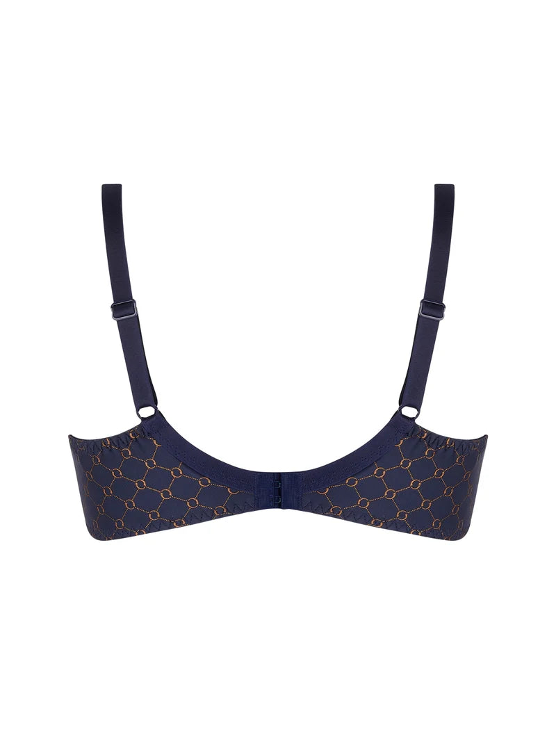 Antigel by Lise Charmel - Bijou Du Jour Supportive Full Cup Bra Marine Bijou