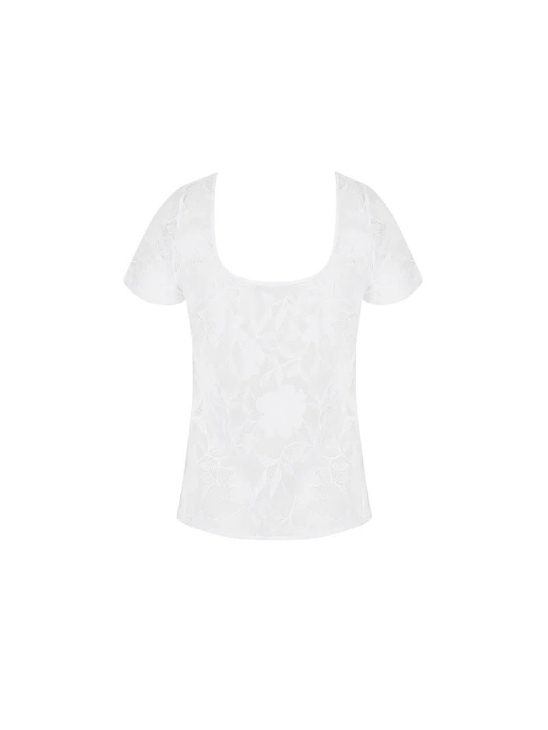 Antigel by Lise Charmel - Dentelle Rebelle Top Blanc