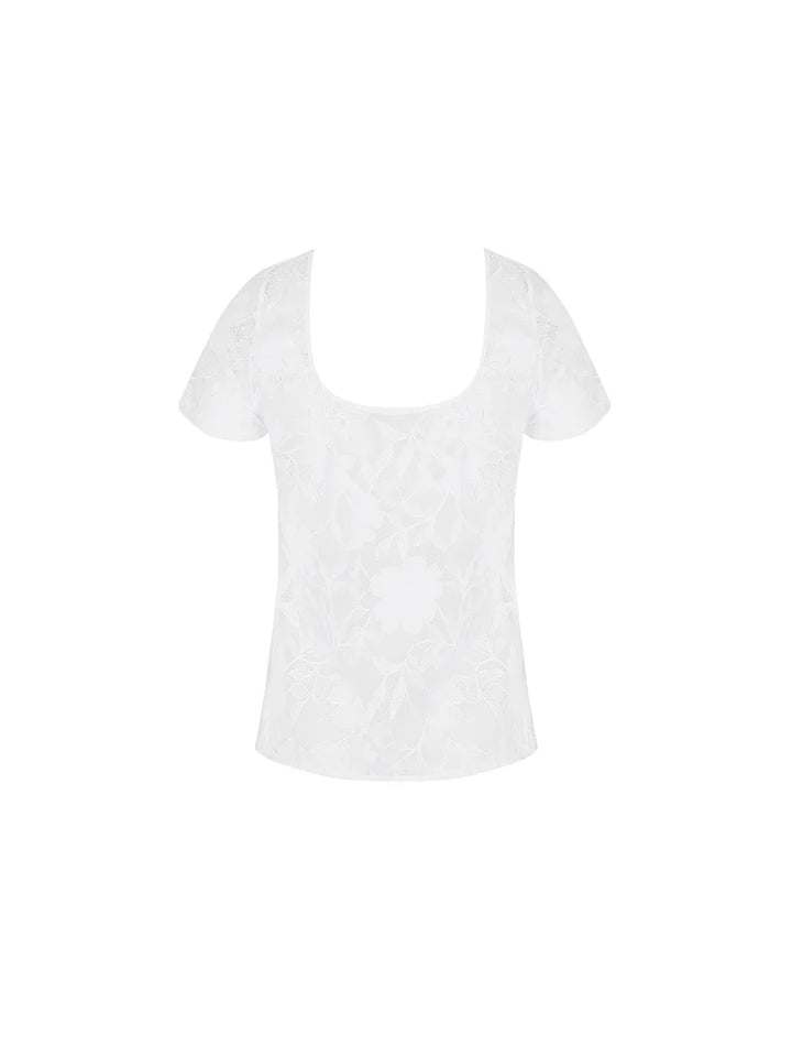 Antigel by Lise Charmel - Dentelle Rebelle Top Blanc