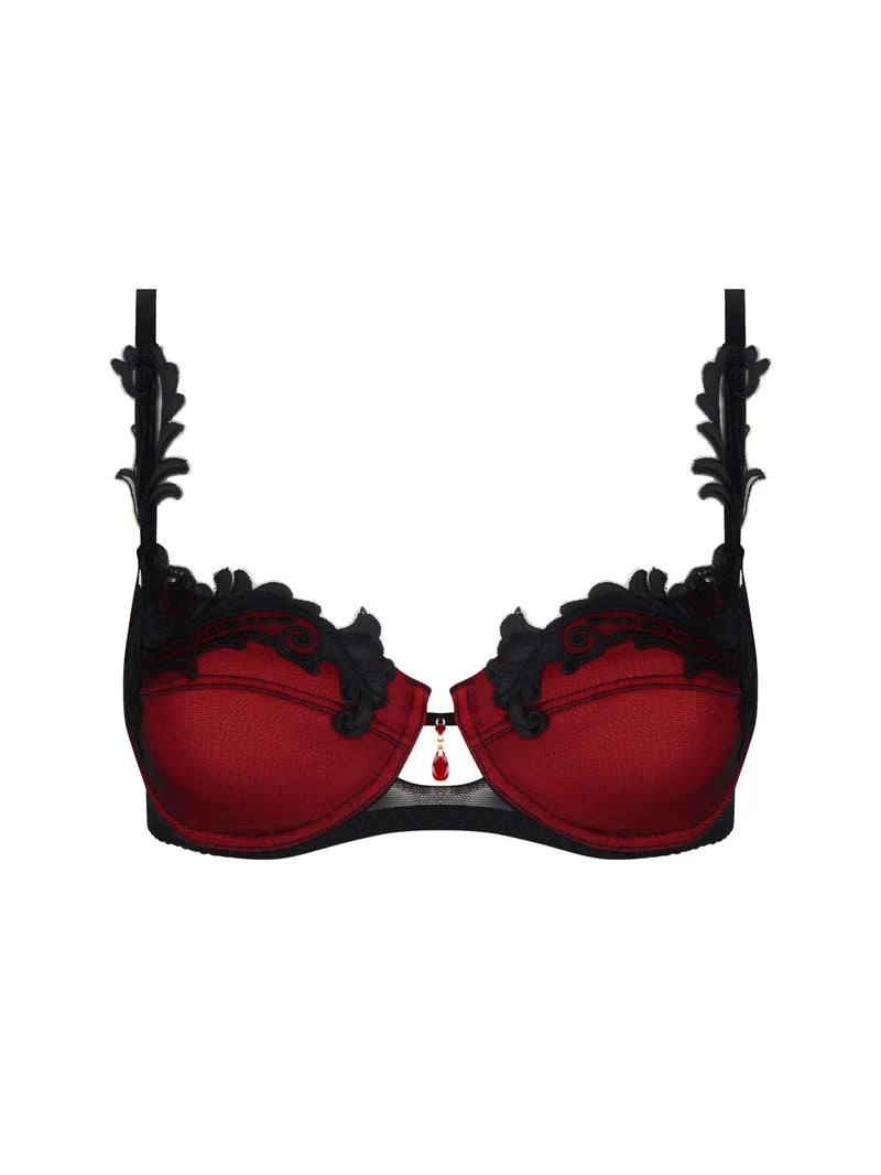 Lise Charmel - Bellissime Inconnue Half Cup Bra Ombre Rouge