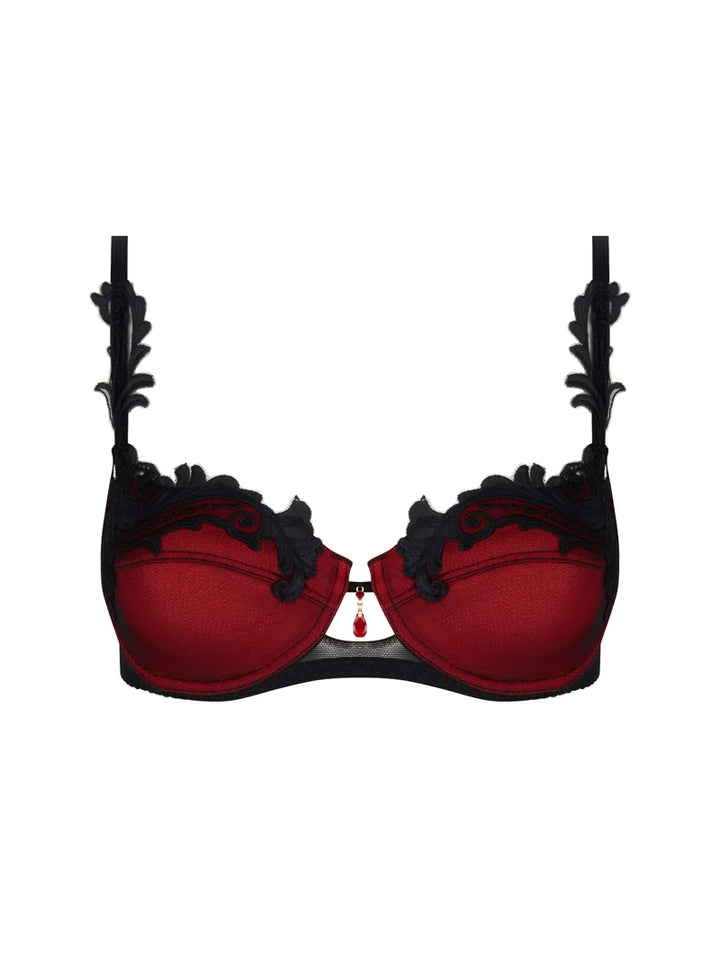 Lise Charmel - Bellissime Inconnue Half Cup Bra Ombre Rouge