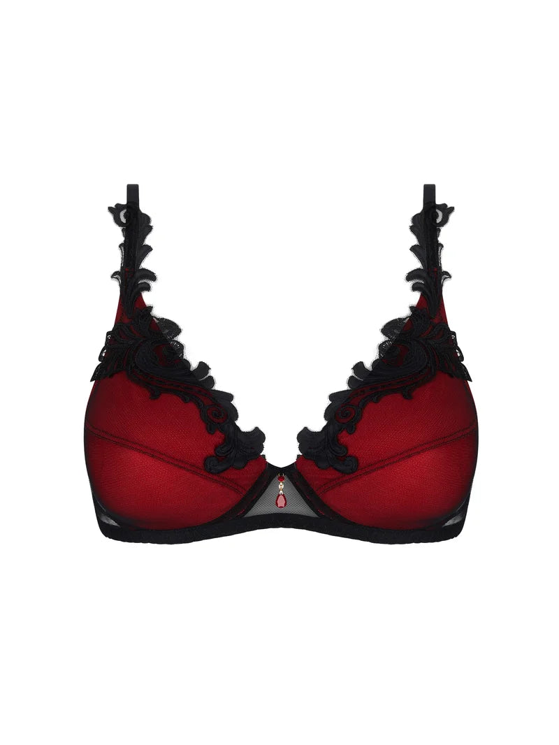 Lise Charmel - Bellissime Inconnue Glam Push-Up Bra Ombre Rouge