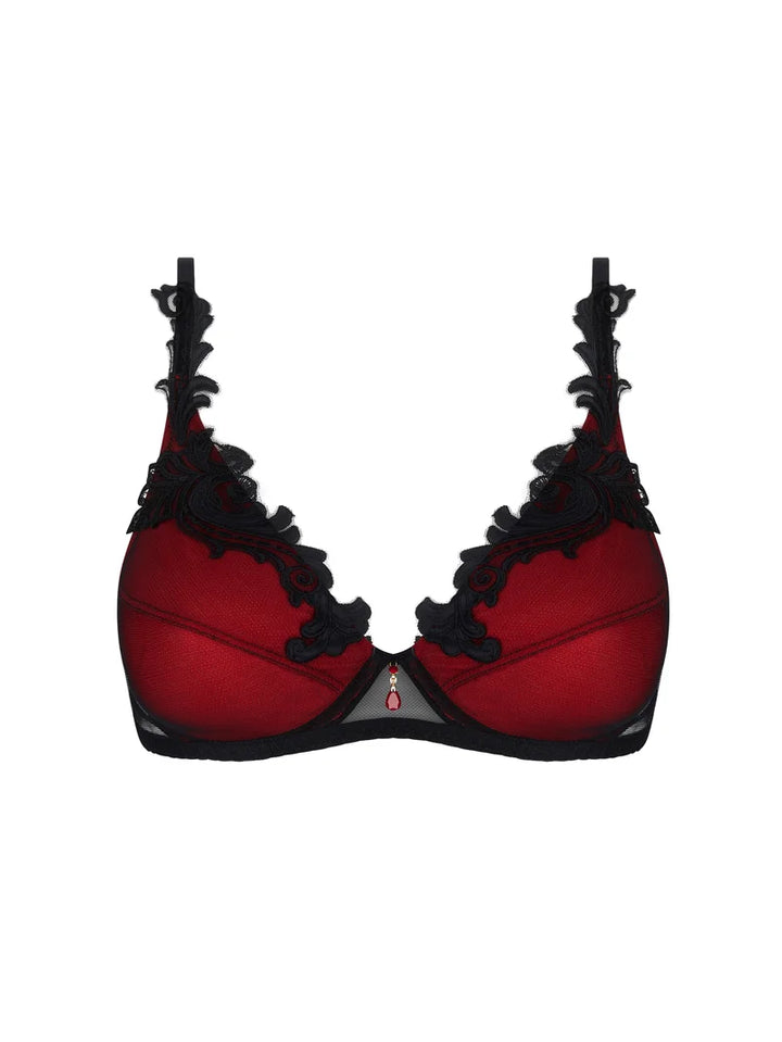Lise Charmel - Bellissime Inconnue Glam Push-Up Bra Ombre Rouge