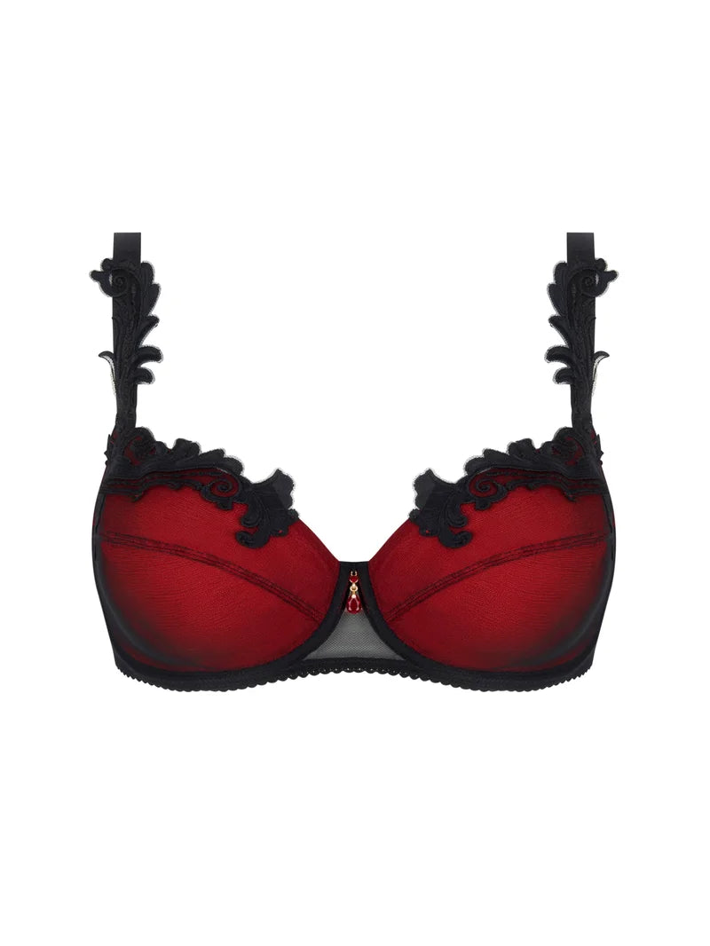 Lise Charmel - Bellissime Inconnue Half Cup Bra Ombre Rouge